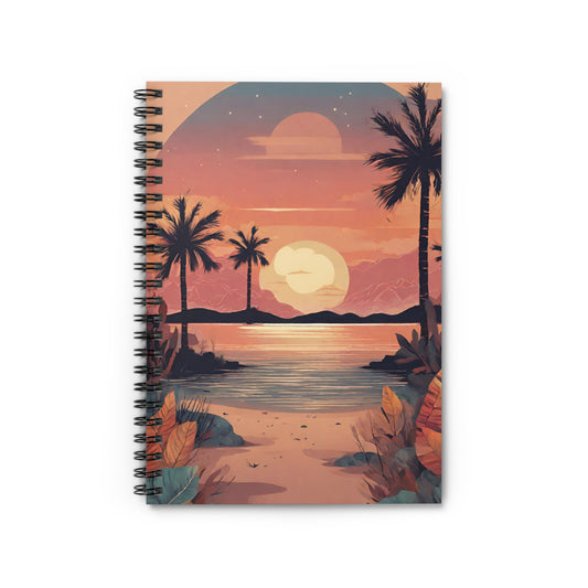 Boho Sunset Spiral Notebook