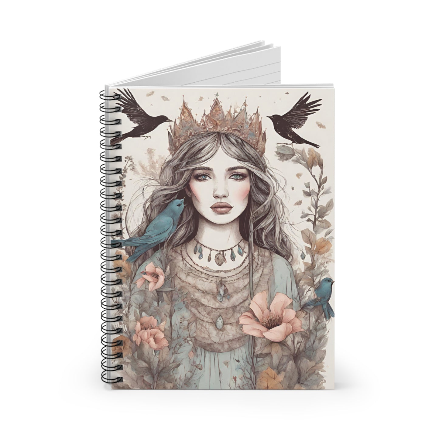 Princess Of Light Spiral Notebook