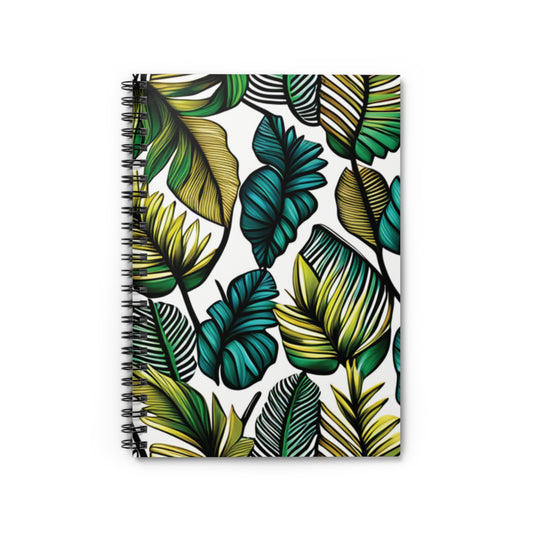 Fern Leaves Spiral Notebook