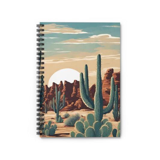 Arizona Cactus Spiral Notebook