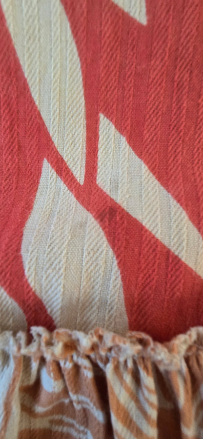 Tiered Ruffle Floral Apron