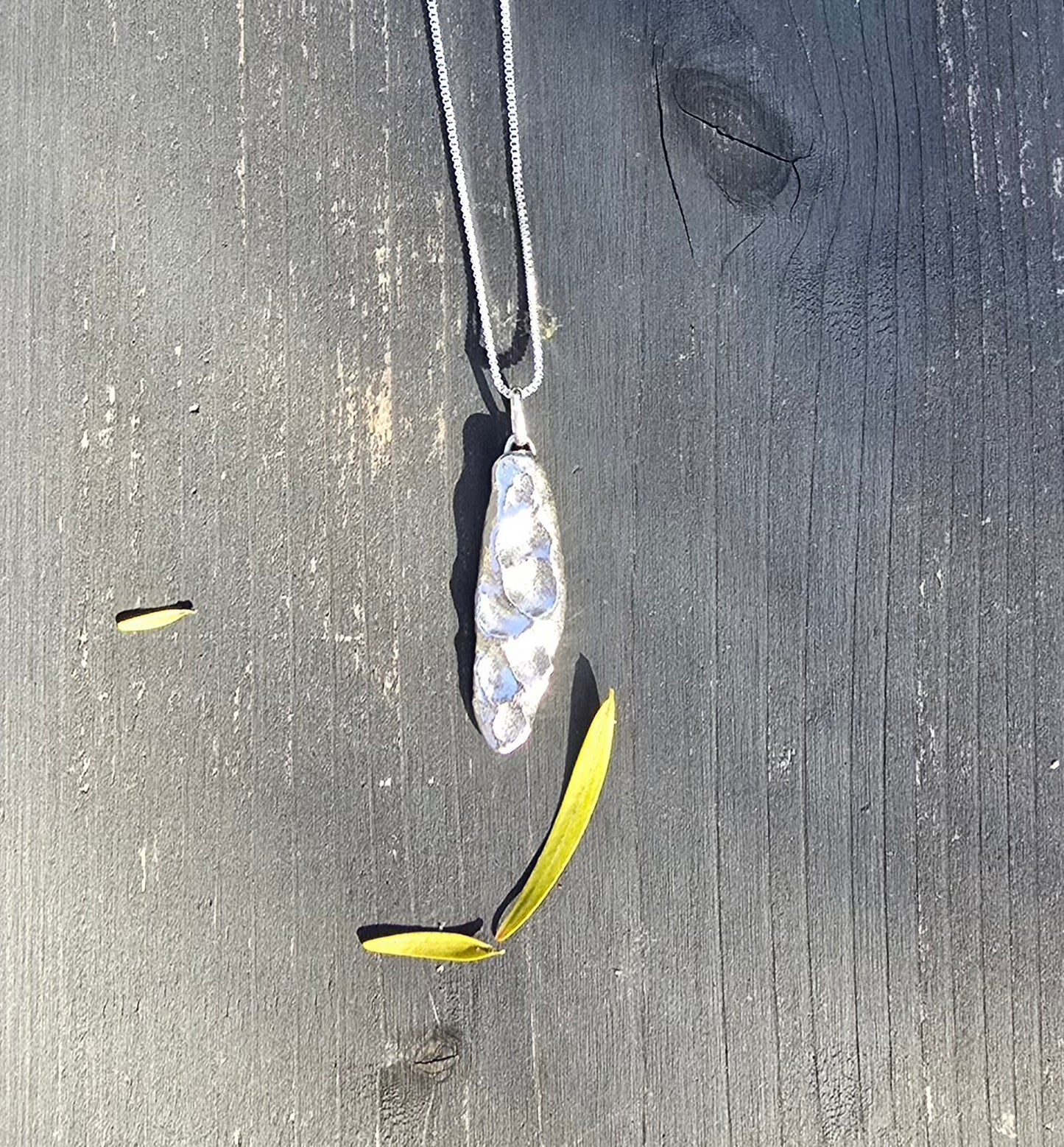 Sterling Silver Molten Pendant – Raw Grace Collection