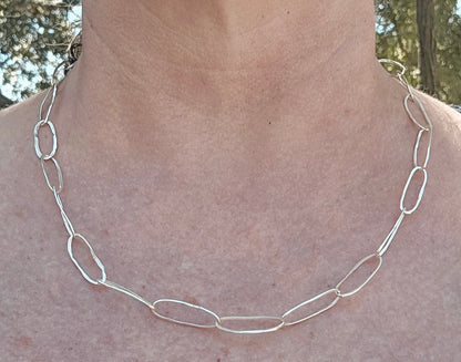 Sterling Silver Link Chain – Raw Grace Collection